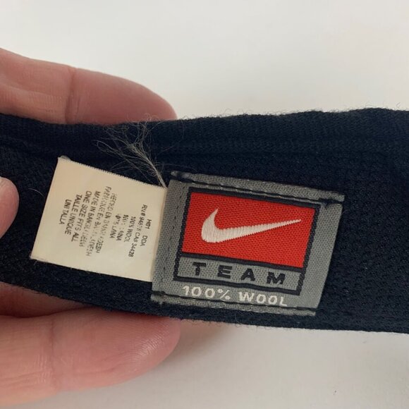San Francisco Giants MLB Vintage Black Nike 100% Wool Adjustable Visor READ - Picture 6 of 7